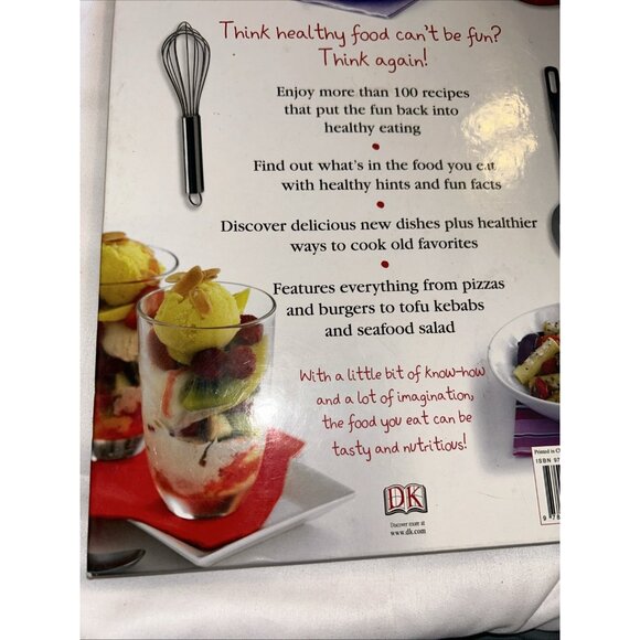 Kids Fun & Healthy Cookbook Dk Over 100 Recipes Healthy Step By Step Kid Friendl - Picture 5 of 7